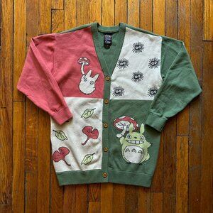 Studio Ghibli My Neighbor Totoro Her Universe Cardigan Sweater Women S Green Red